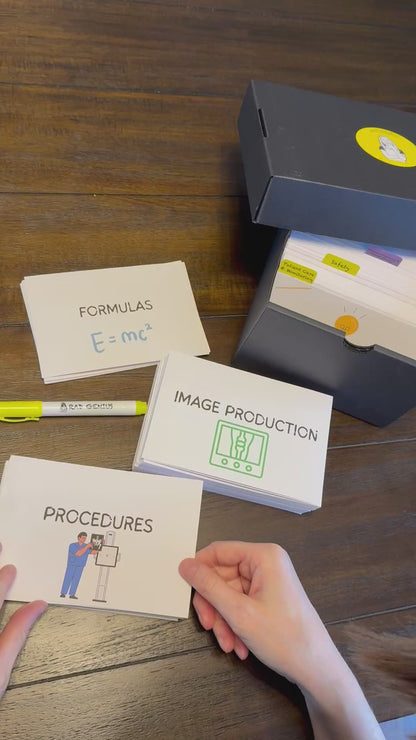 Radiologic Technologist Flashcard Set